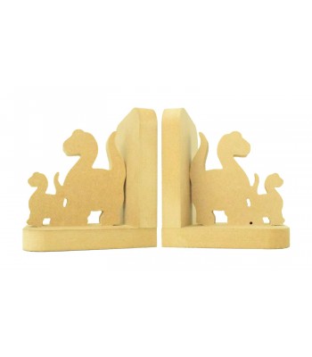 18mm Freestanding MDF 'Cute Dinosaurs' Shape Pair of Bookends