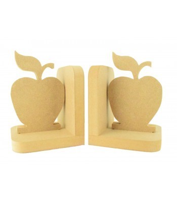 18mm Freestanding MDF Apple Pair of Bookends