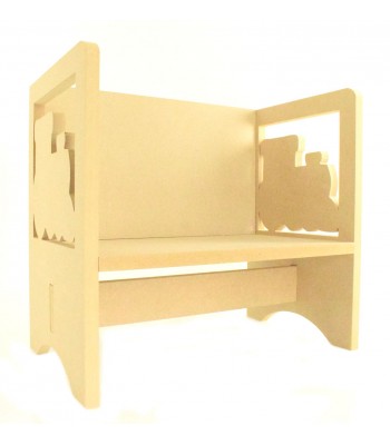Routered 18mm MDF Quality Flat packed Train Novelty Chair