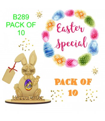 Laser Cut Creme Egg 3d Easter Rabbit BULK BUY
